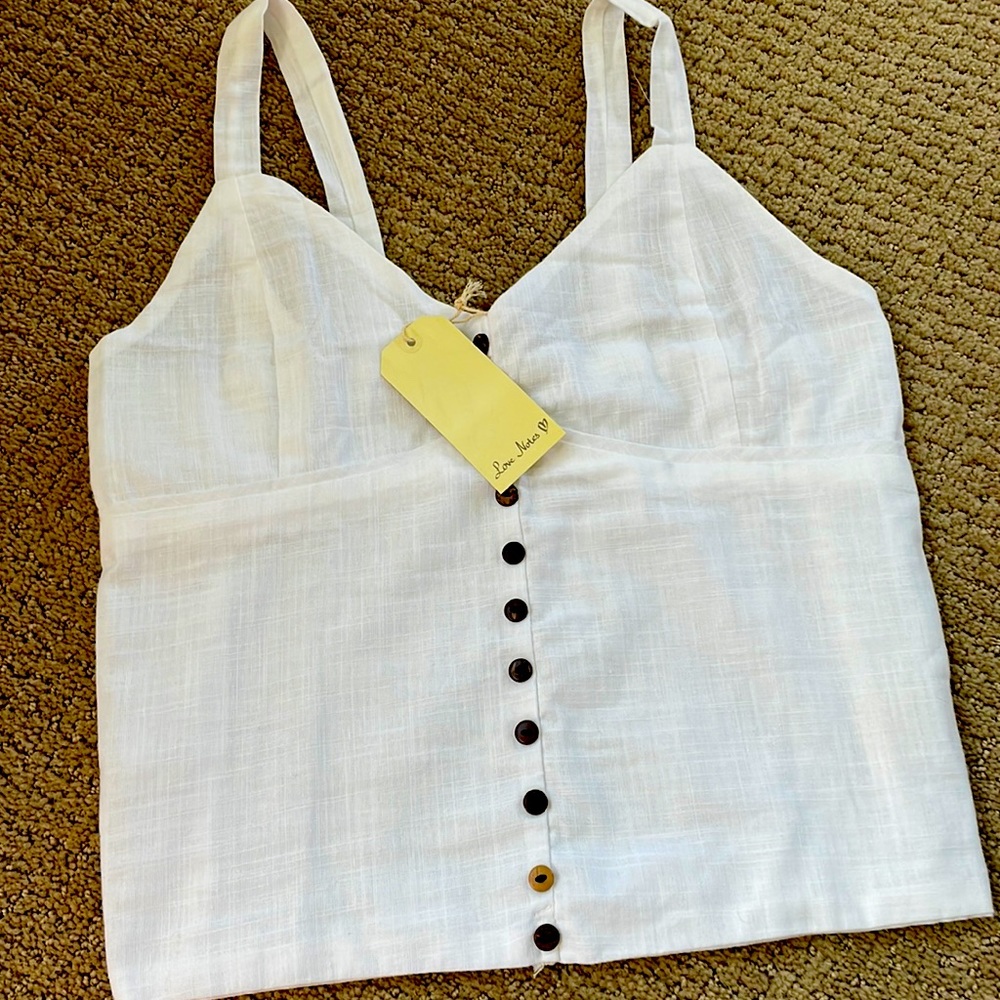 Linen tank top